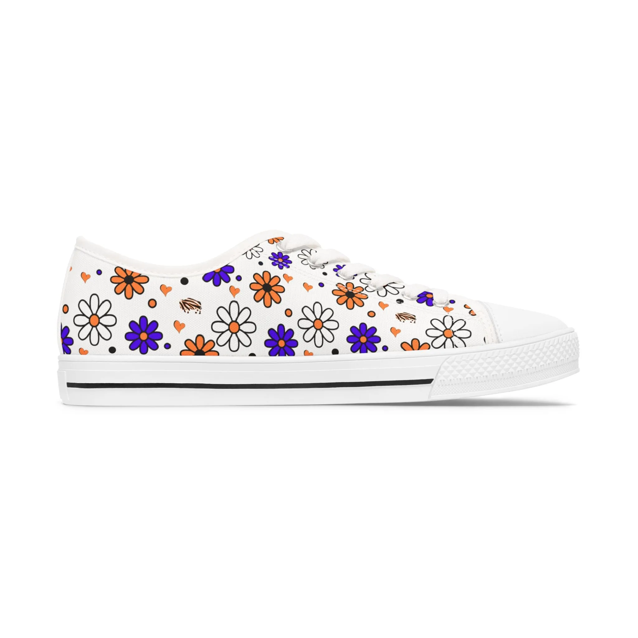 Buffalo Lacrosse Flower Power Women's Low Top Sneakers