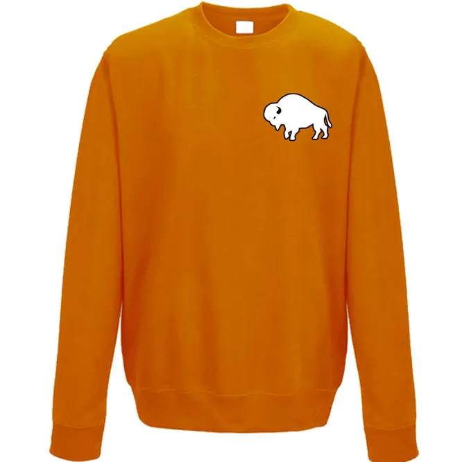 Buffalo LAX Art Collage Adult Unisex CREWNECK