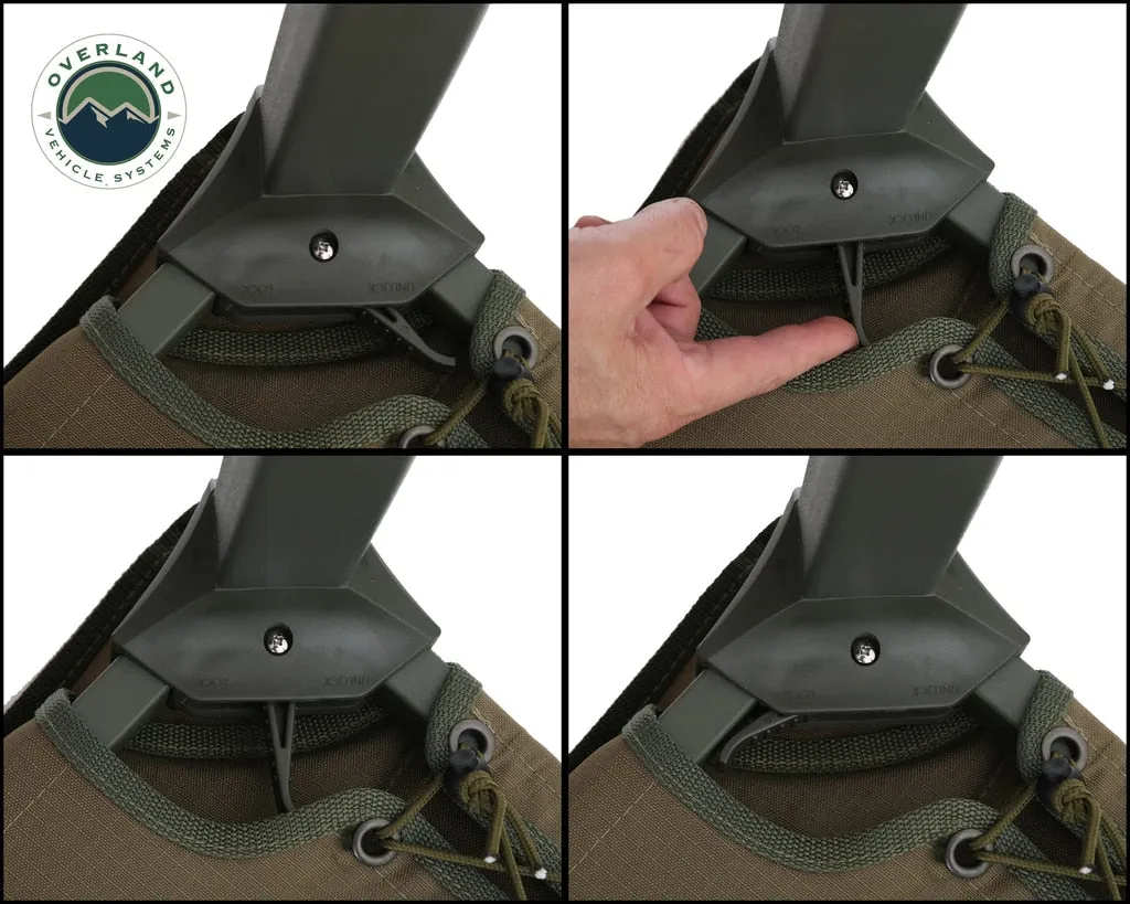 Camping Chair Tan with Storage Bag Wild Land Overland Vehicle Systems