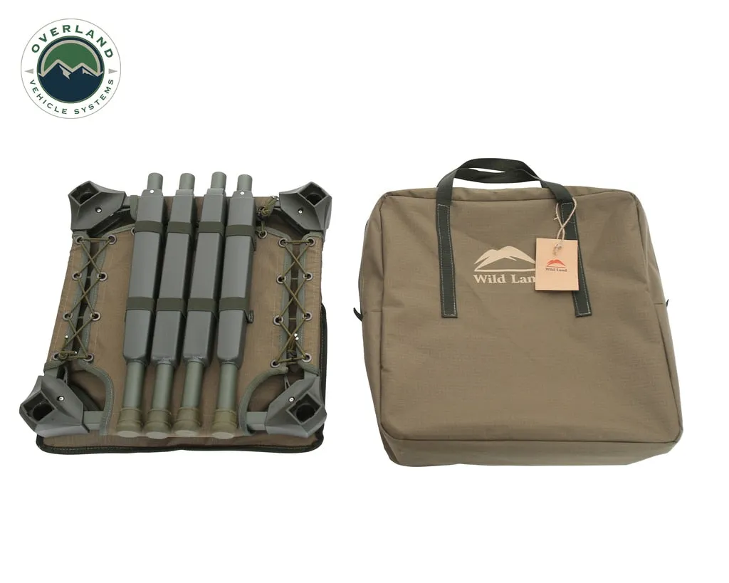 Camping Chair Tan with Storage Bag Wild Land Overland Vehicle Systems
