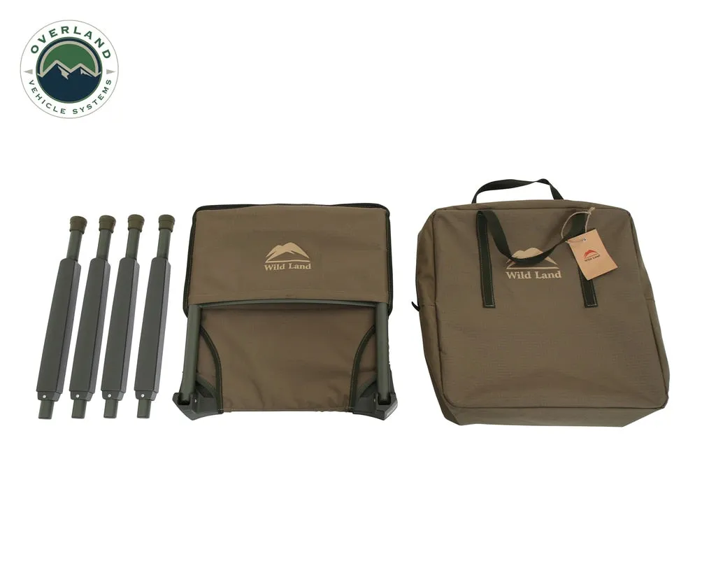 Camping Chair Tan with Storage Bag Wild Land Overland Vehicle Systems