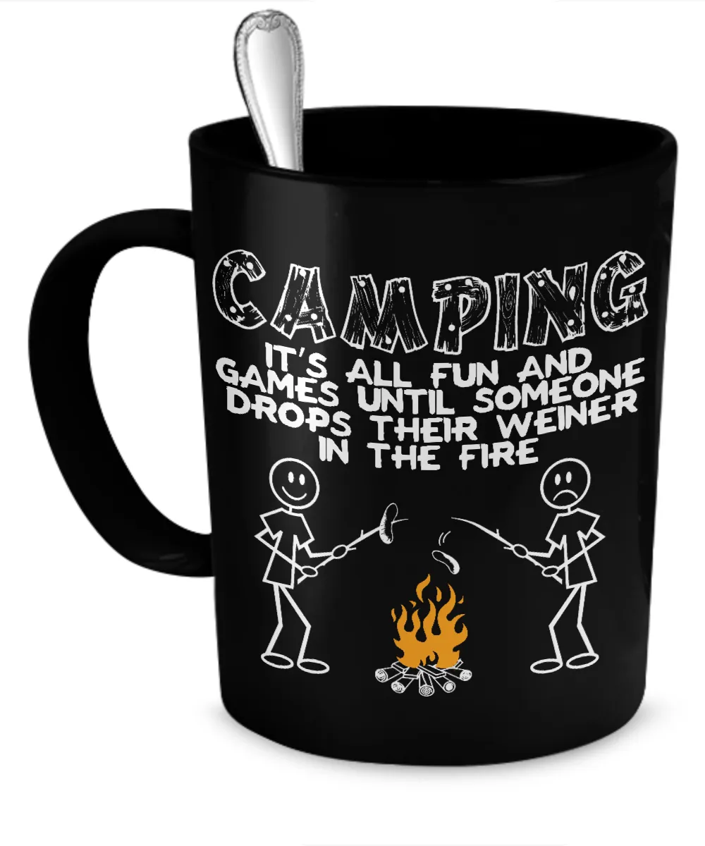 Camping - It's All Fun And Games Mug