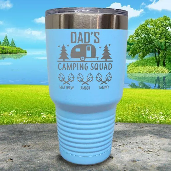Camping Squad Customized Tumblers with Kids Names