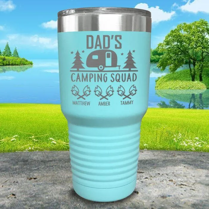 Camping Squad Customized Tumblers with Kids Names