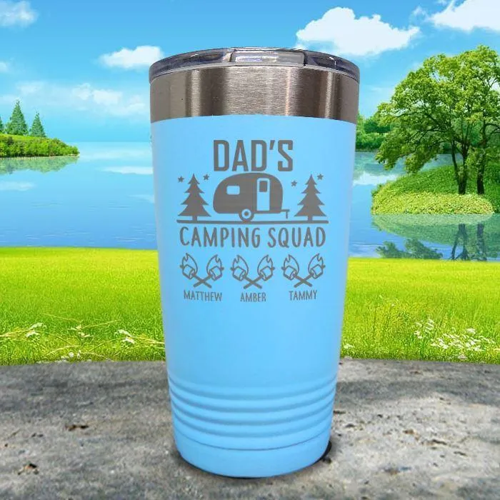 Camping Squad Customized Tumblers with Kids Names