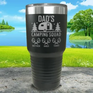 Camping Squad Customized Tumblers with Kids Names
