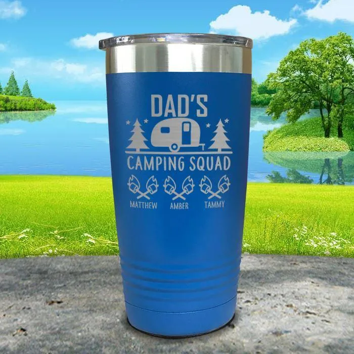 Camping Squad Customized Tumblers with Kids Names