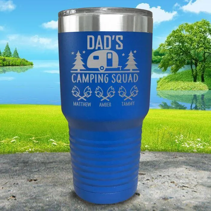 Camping Squad Customized Tumblers with Kids Names