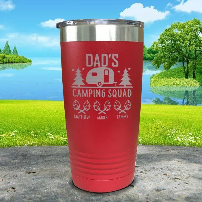 Camping Squad Customized Tumblers with Kids Names