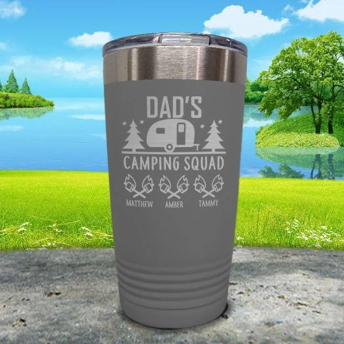 Camping Squad Customized Tumblers with Kids Names