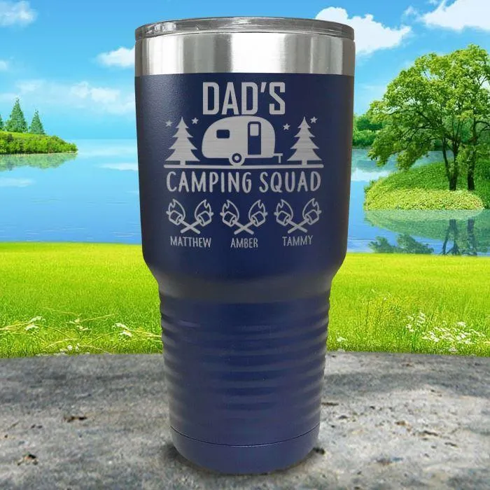 Camping Squad Customized Tumblers with Kids Names
