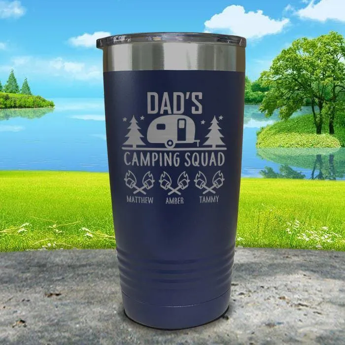 Camping Squad Customized Tumblers with Kids Names