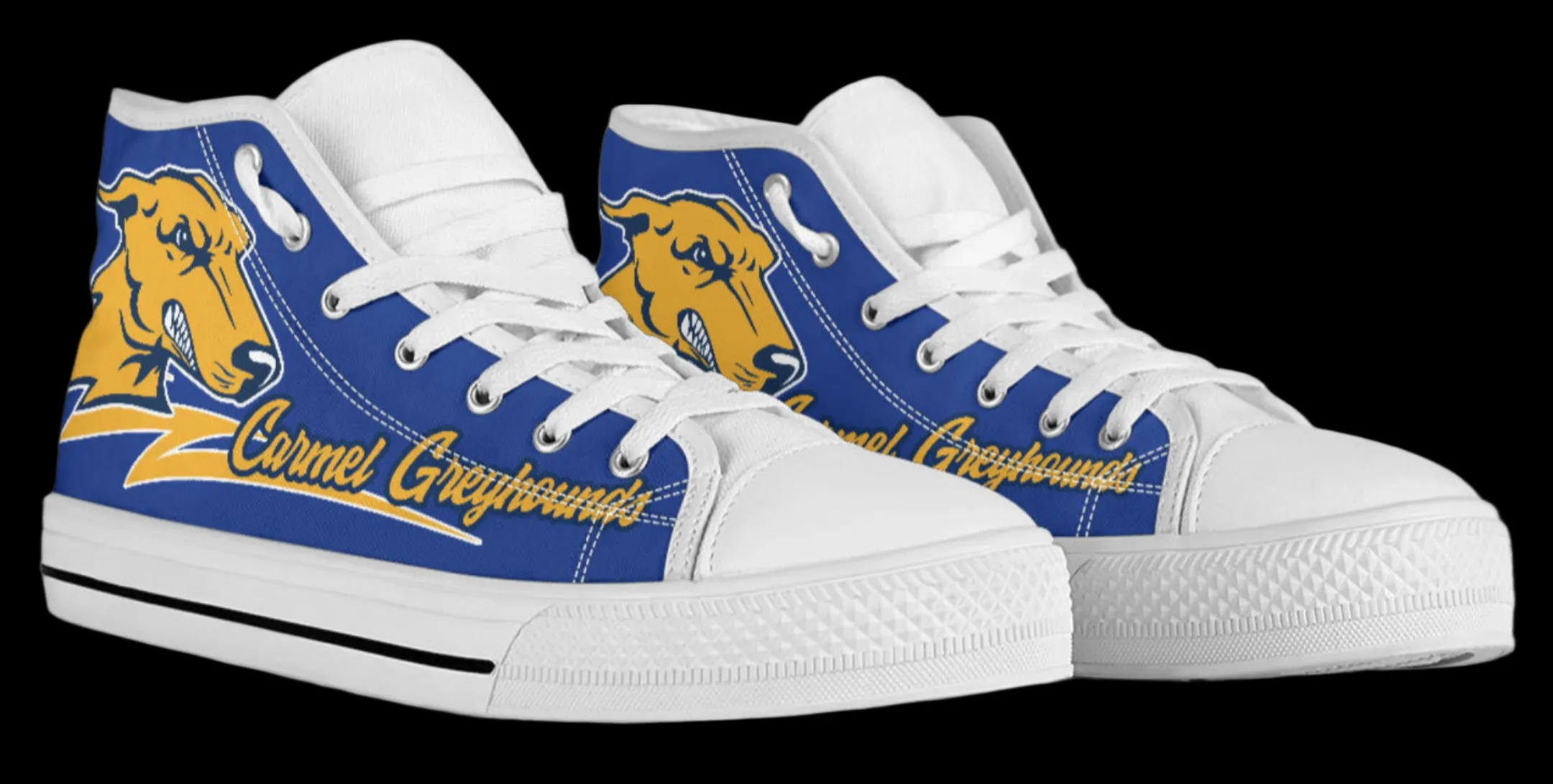 Carmel H S, Indiana - Greyhound High Tops HT7A-WB