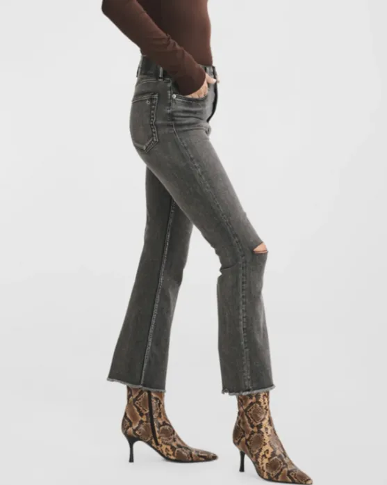Casey High Rise Ankle Flare | Serwholes