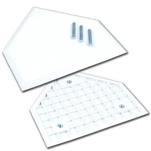 Champro Waffle Bottom Home Plate (with Spikes)