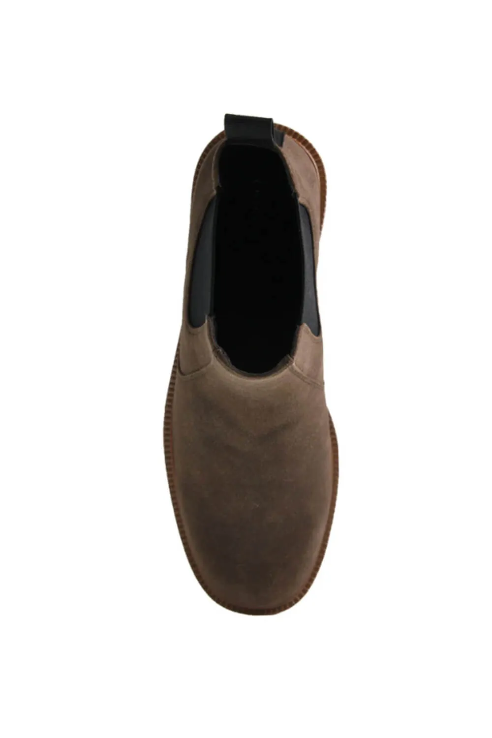Chinese Laundry Rev Suede Lug Booties for Women in Brown | REV-BROWN