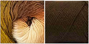 CHOCOLATE   COLEUS - Embossed Phoenix Scarf KIT