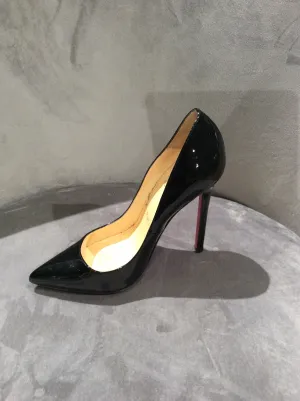 Christian Louboutin Black Patent So Kate 120 Pumps Size 5/35