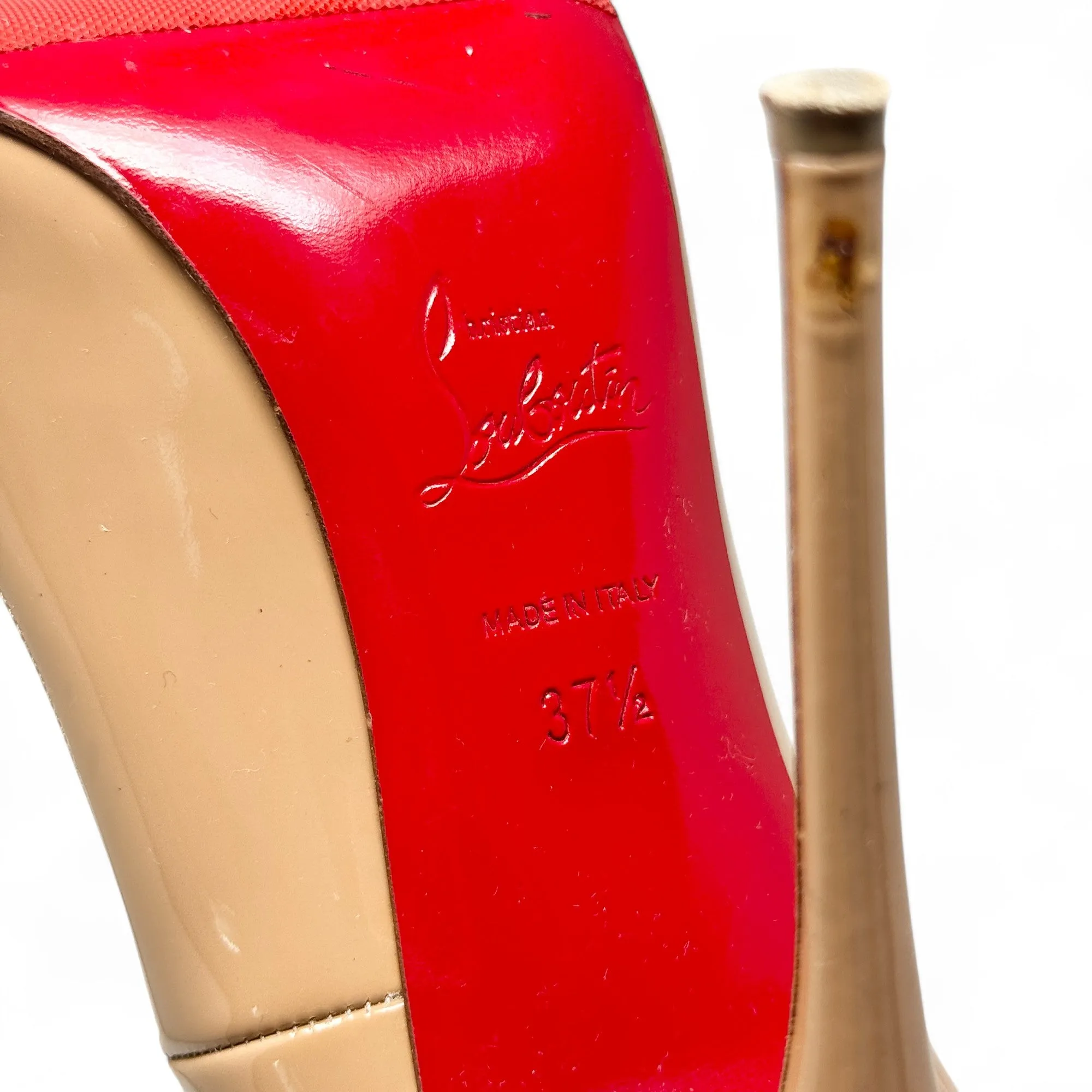 Christian Louboutin Nude So Kate Pumps 37.5