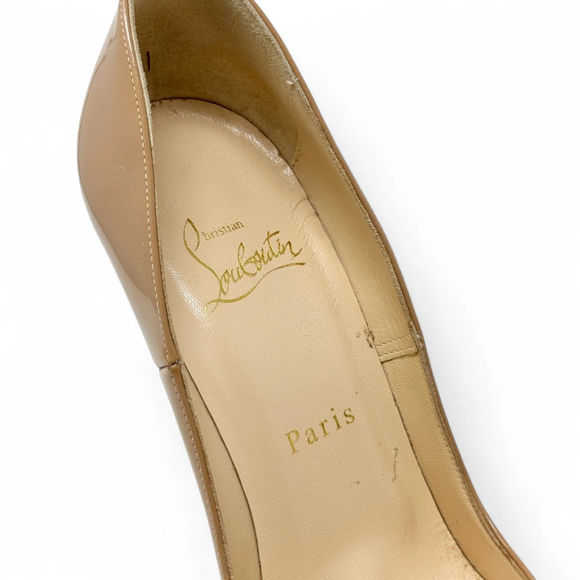 Christian Louboutin Nude So Kate Pumps 37.5