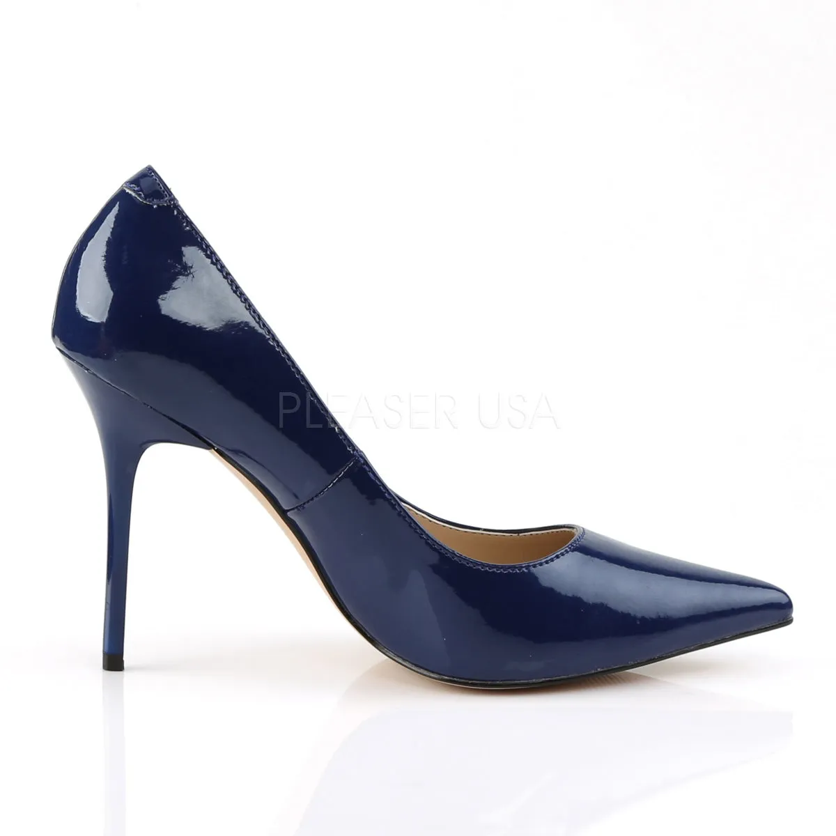 CLASSIQUE-20  Navy Blue Patent