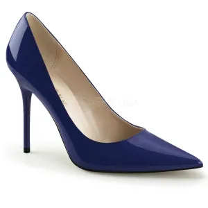 CLASSIQUE-20  Navy Blue Patent