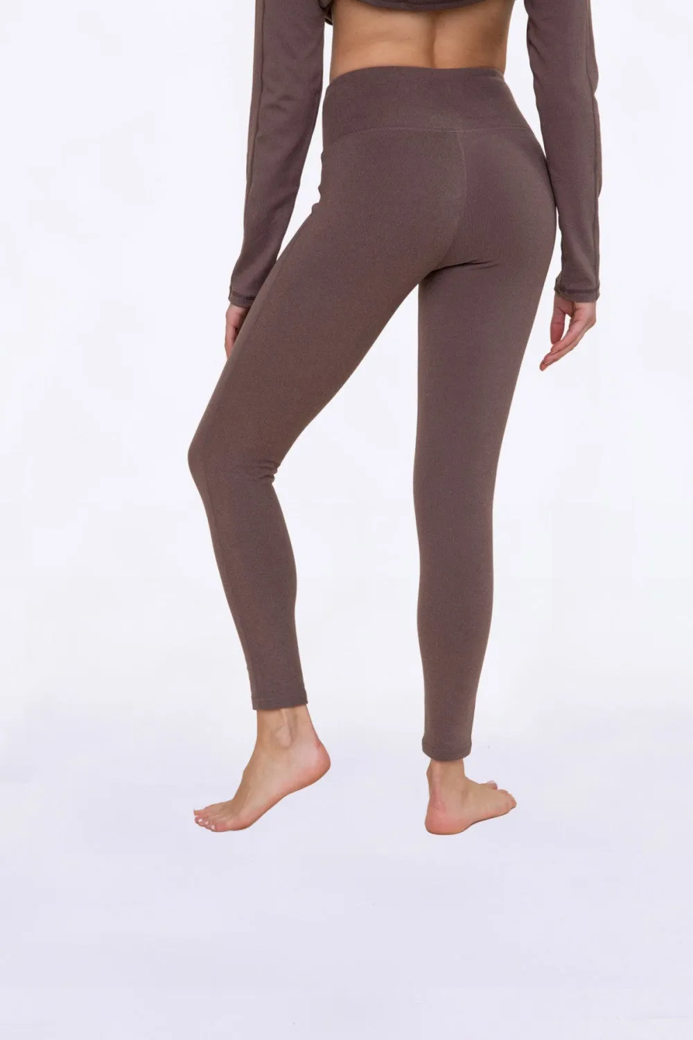 Cocoa Brushed High Waisted Leggings