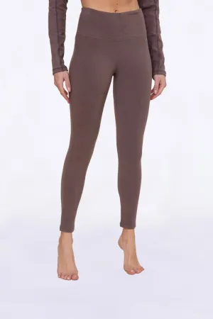 Cocoa Brushed High Waisted Leggings