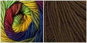 COFFEE  POEM - Embossed Phoenix Vortex Shawl KIT