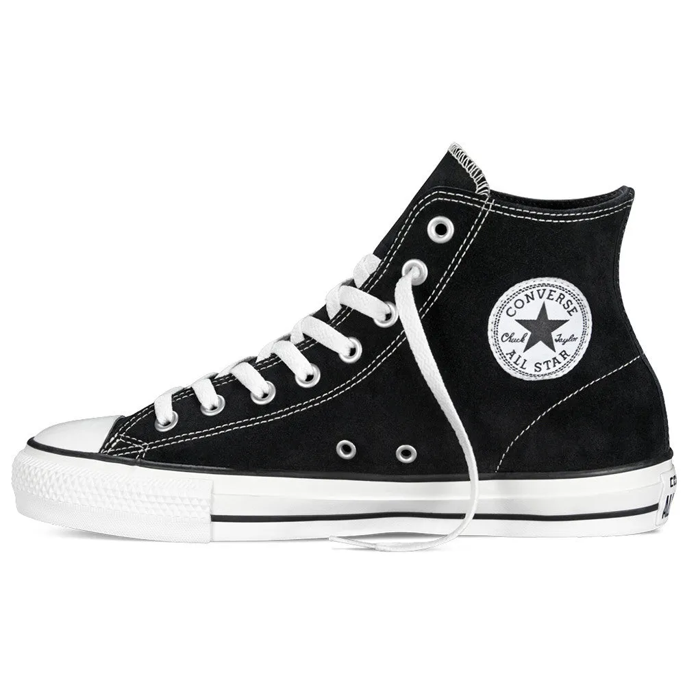 Cons CTAS Pro Hi (Black/Black/White Suede)