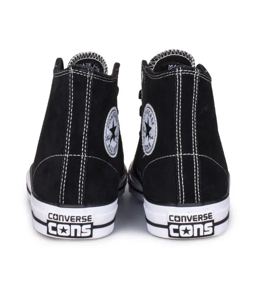 Cons CTAS Pro Hi (Black/Black/White Suede)