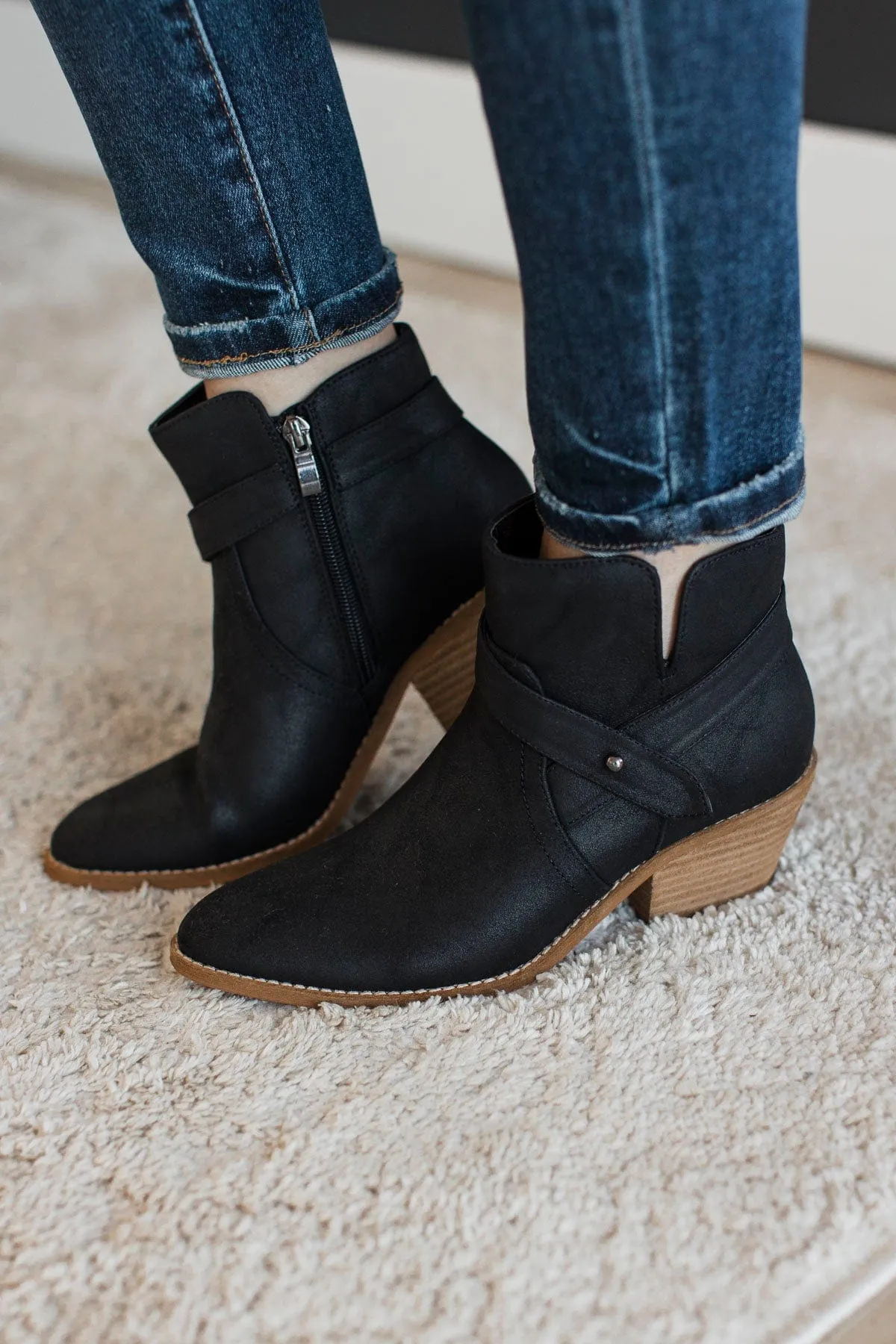 Corky's Fed Up Booties- Black