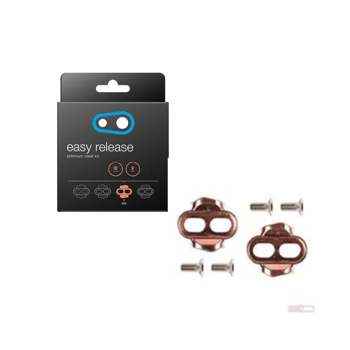 CRANK BROTHERS PEDAL ACCESOR CLEATS EASY RELEASE 6DEG