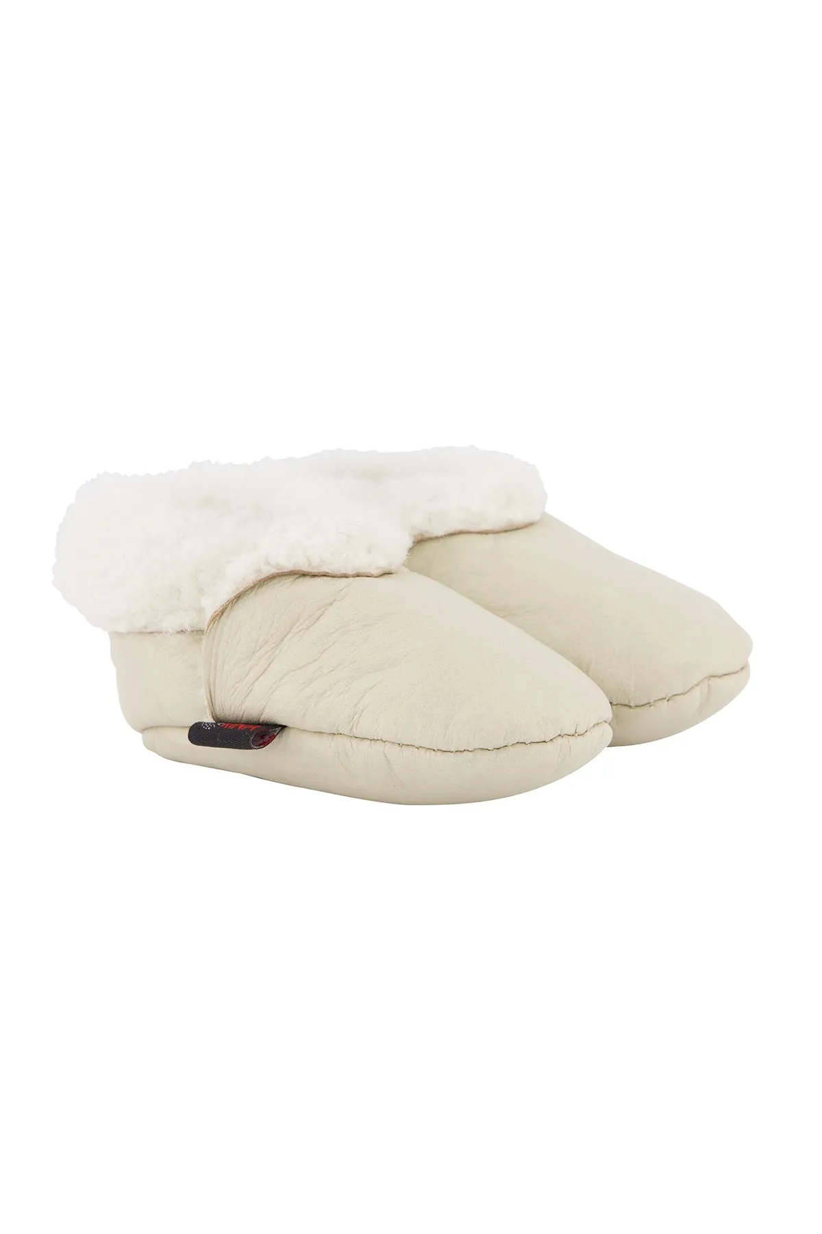 Cream Kina Booties - Nappa