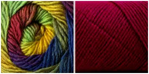 DARK FUCHSIA   POEM - Embossed Phoenix Scarf KIT