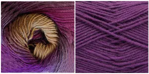 DARK PURPLE   LUPINE - Embossed Natura Hat KIT