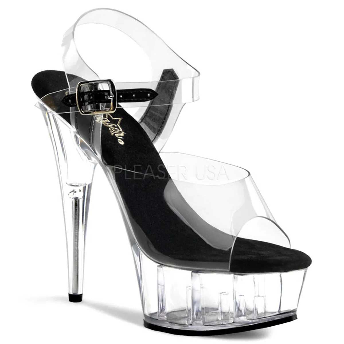 DELIGHT-608  Clear-Black/Clear