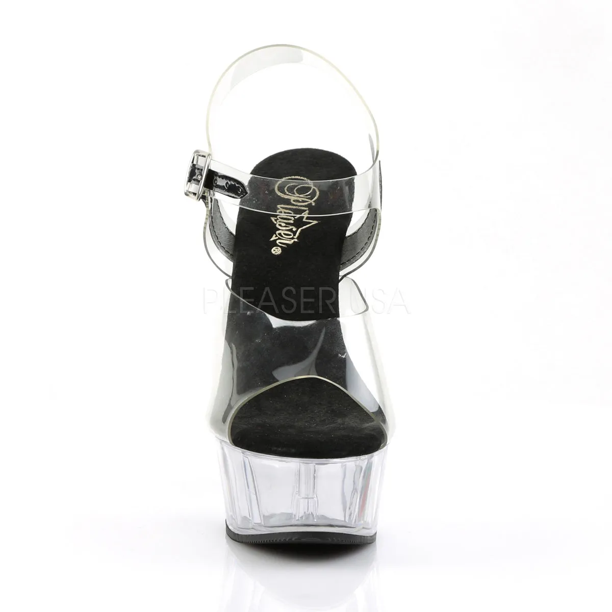 DELIGHT-608  Clear-Black/Clear