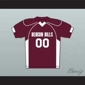 Derek Hale 00 Beacon Hills Cyclones Lacrosse Jersey Teen Wolf Maroon