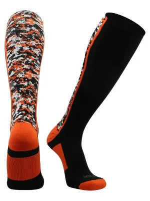 Digital Camo Over The Calf Socks