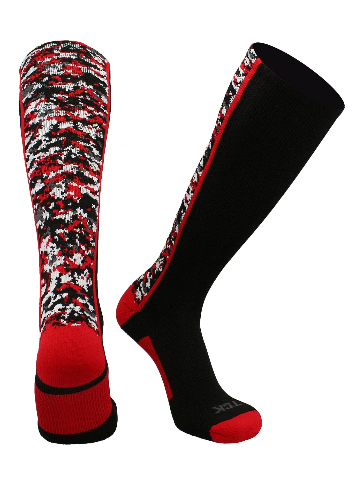 Digital Camo Over The Calf Socks