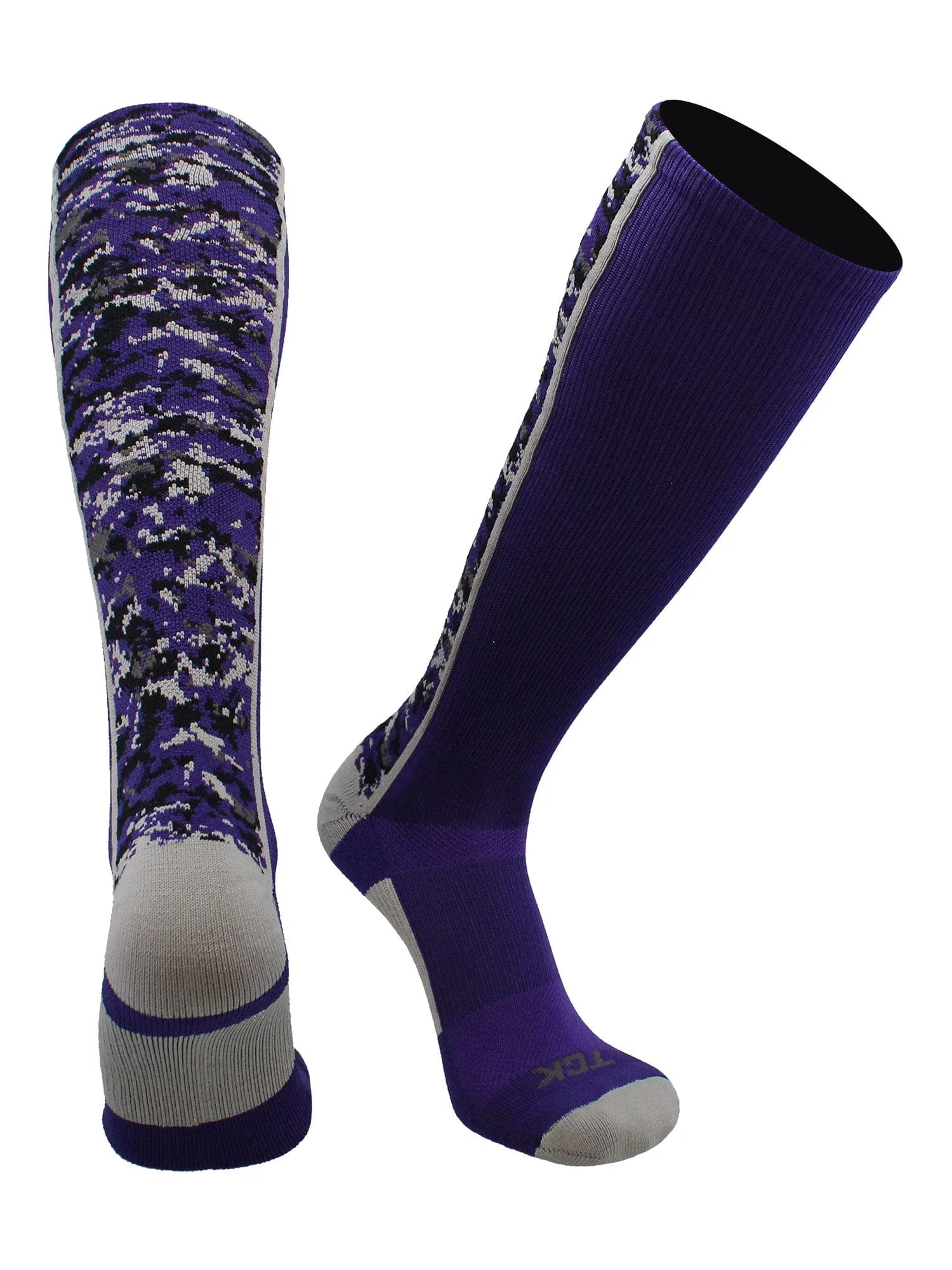 Digital Camo Over The Calf Socks