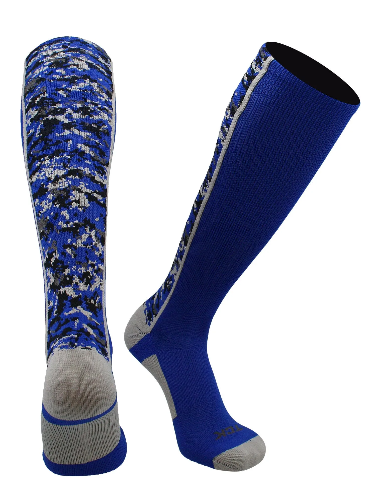 Digital Camo Over The Calf Socks