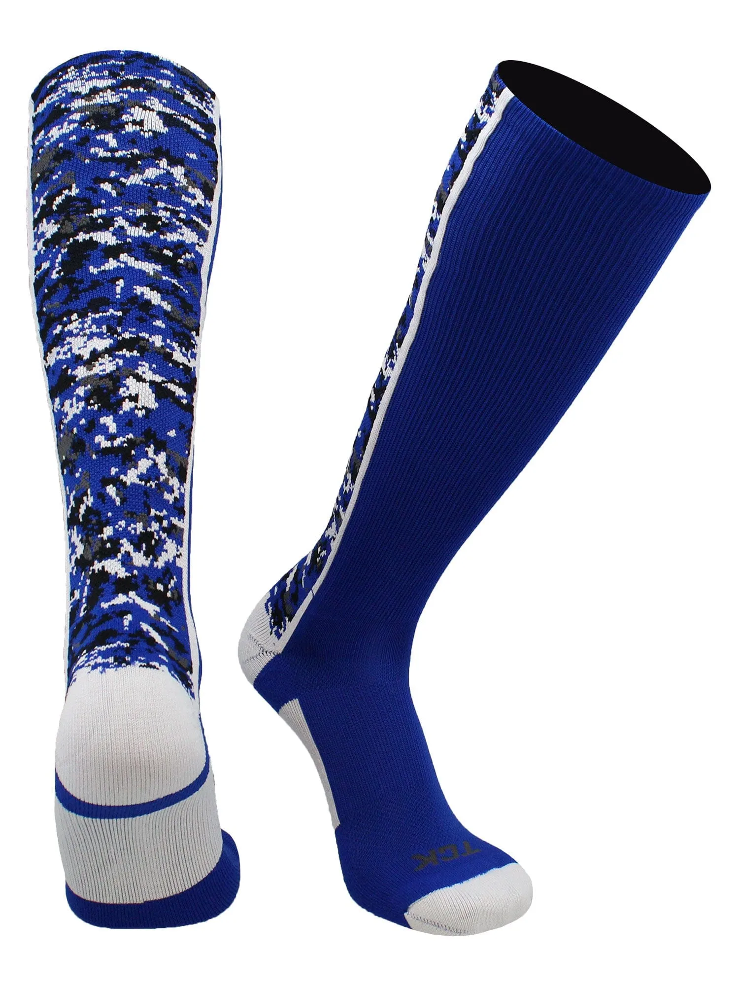 Digital Camo Over The Calf Socks