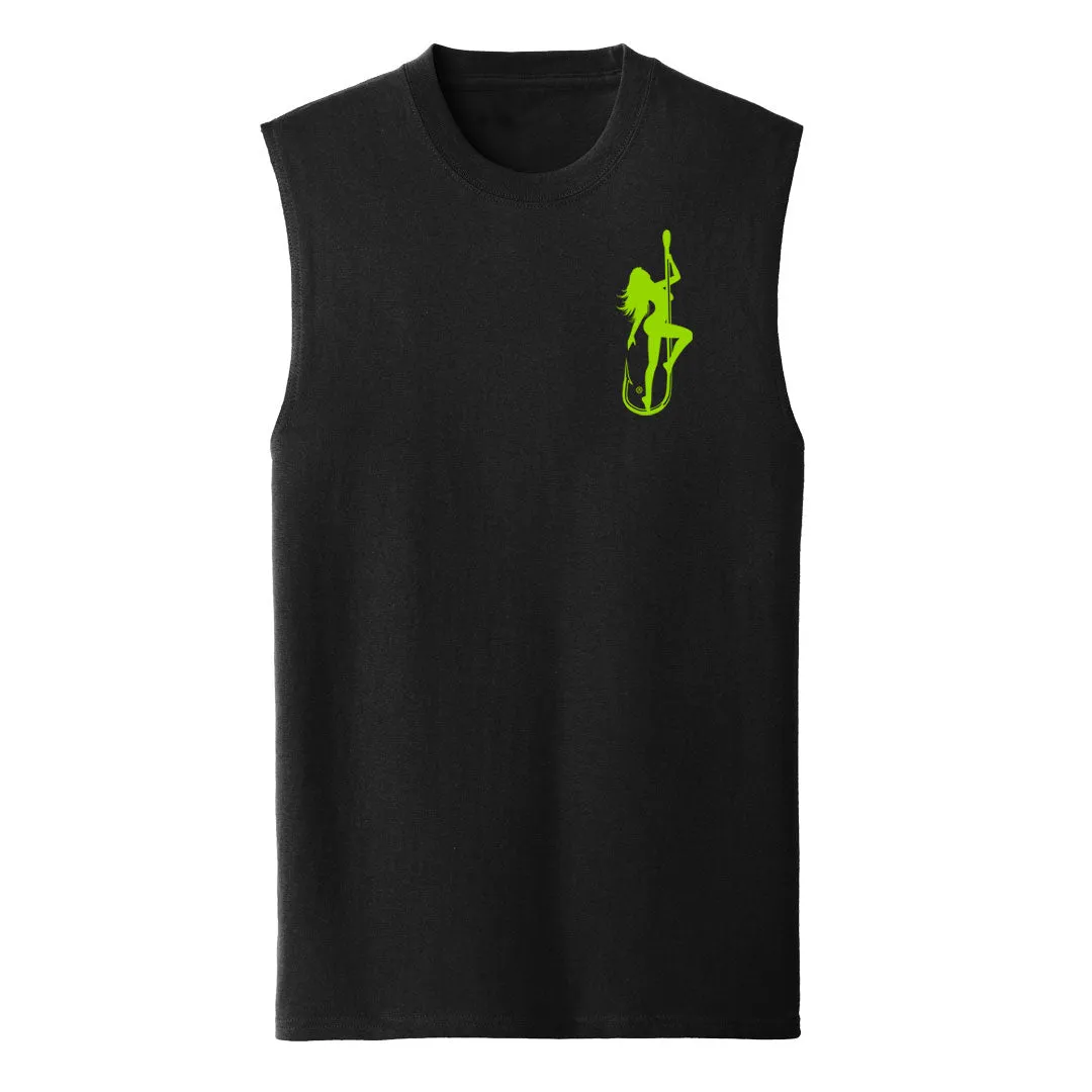 Dirty Hooker Classic Green Muscle Sleeveless Tank