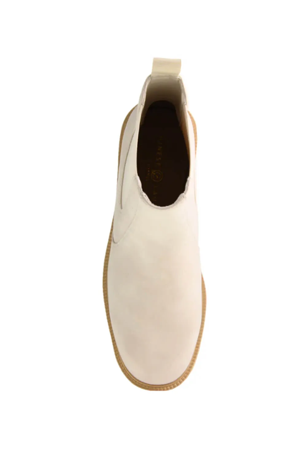 Dirty Laundry Rev Suede Lug Booties for Women in Cream | REV-CREAM