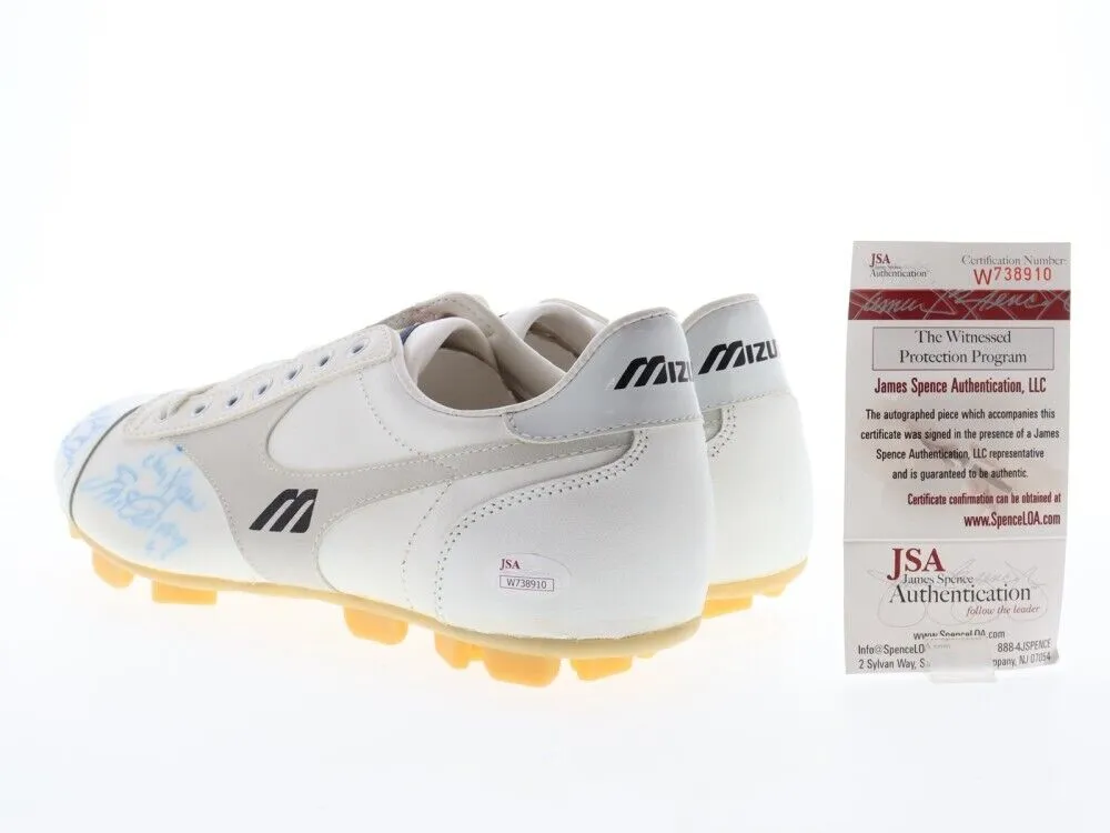 Dodgers: Signed Pair Mizuno Baseball Cleats Cey, Russell, Lopes, Garvey JSA COA