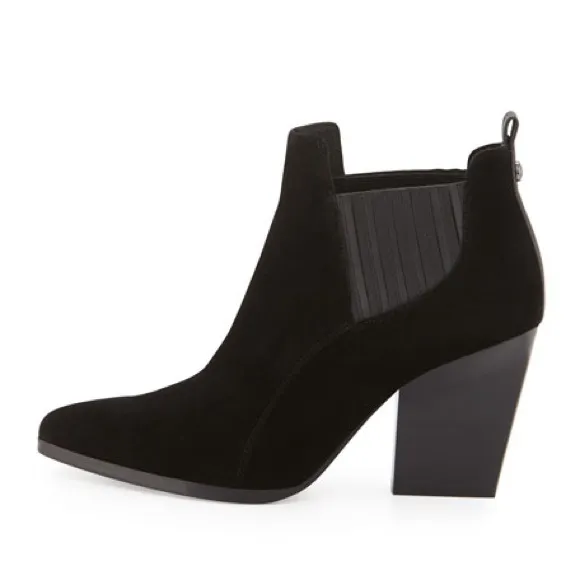 Donald J Pliner black western boho Vale Booties