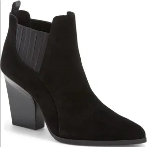 Donald J Pliner black western boho Vale Booties