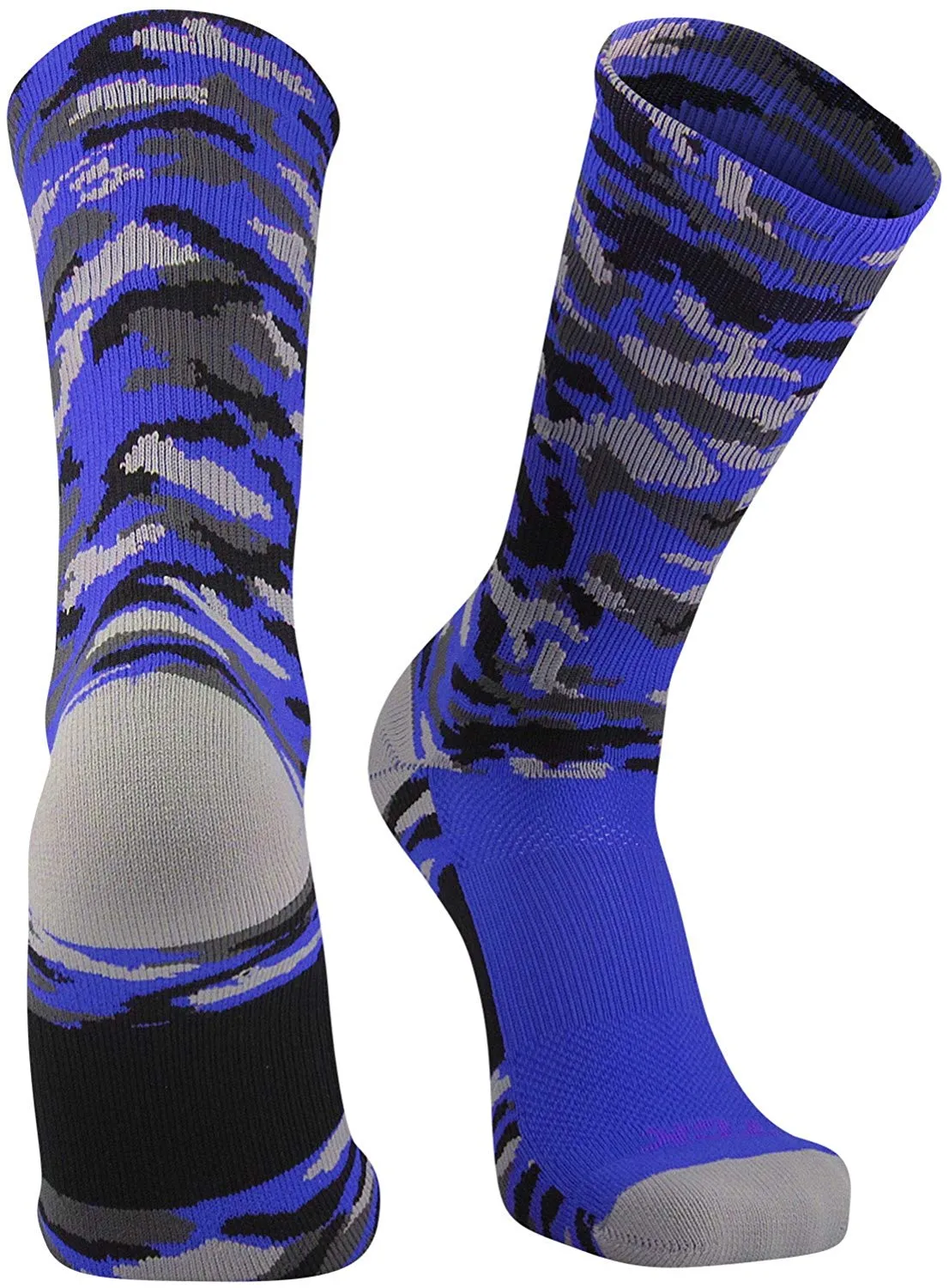 Elite Woodland Camo Performance Crew Socks